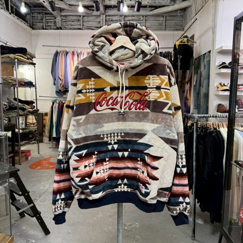 KITH × COCA COLA PENDLETON HOODIE MULTI LARGE 1