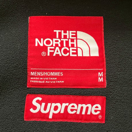 Supreme × THE NORTH FACE S LOGO HOODED FLEECE JACKET BLACK MEDIUM 37195