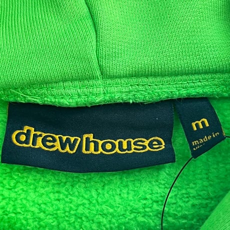 DREW HOUSE MASCOT SWEAT HOODIE LIME MEDIUM 10578