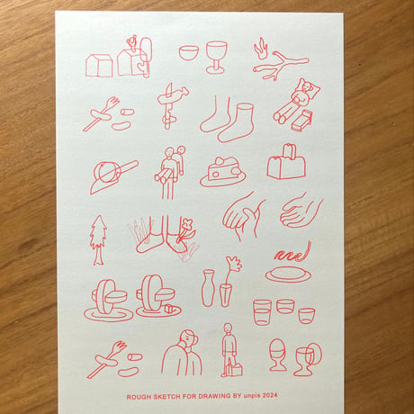 unpis｜ROUGH SKETCH FOR DRAWING POSTER