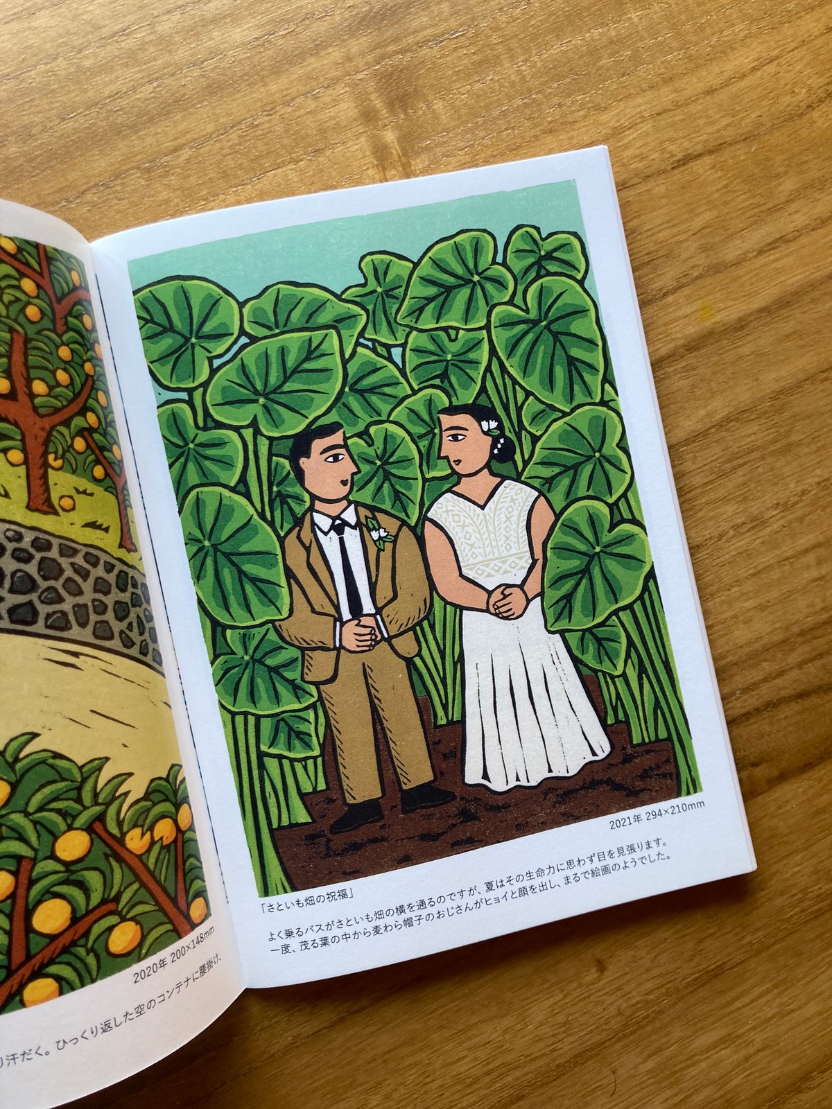 保立葉菜 作品集|あぁ、楽しや木版画! ①&② | 本と商い ある日、 保立葉菜 作品集|あぁ、楽しや木版画! ①&② | 本と商い ある日、