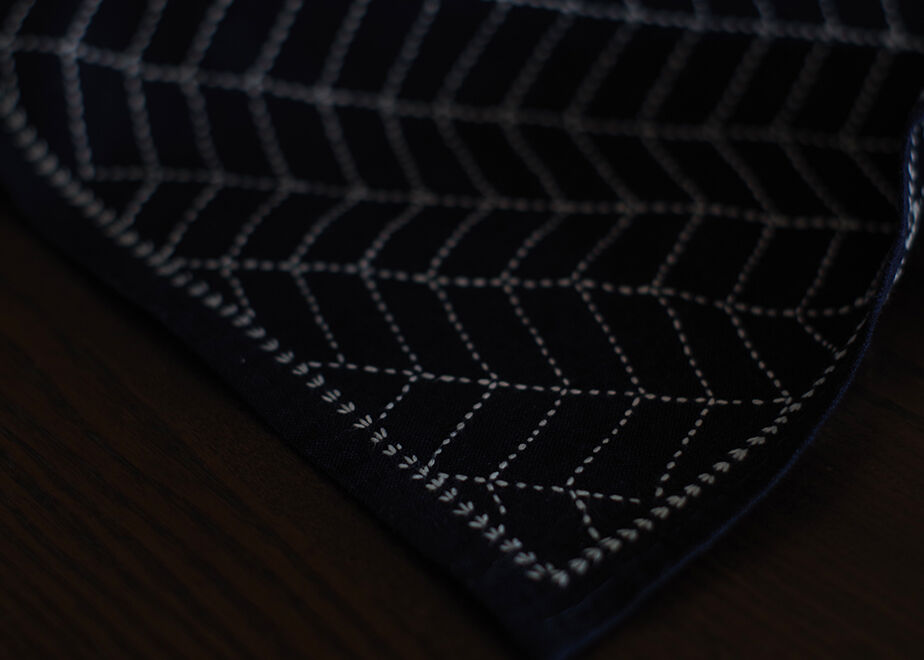 刺し子の風呂敷 綿の風呂敷 刺し子のふろしき 立涌菱刺子 60cm 赤 | すべての商品