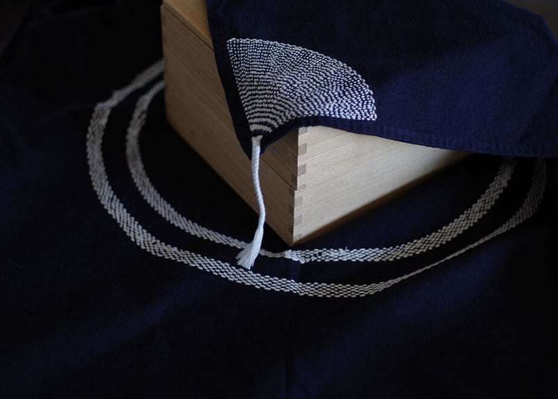 刺し子の風呂敷（まる） | 種