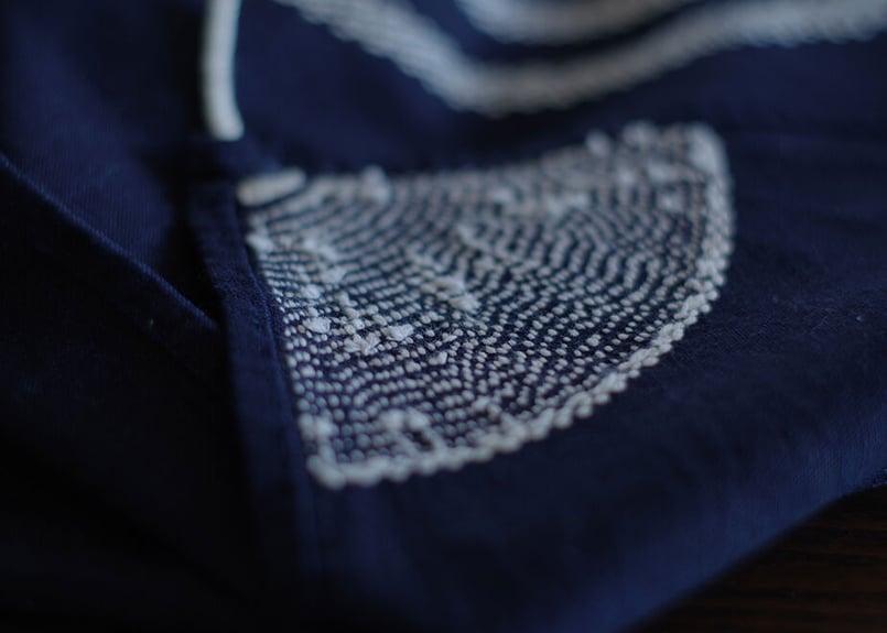 刺し子の風呂敷（まる） | 種