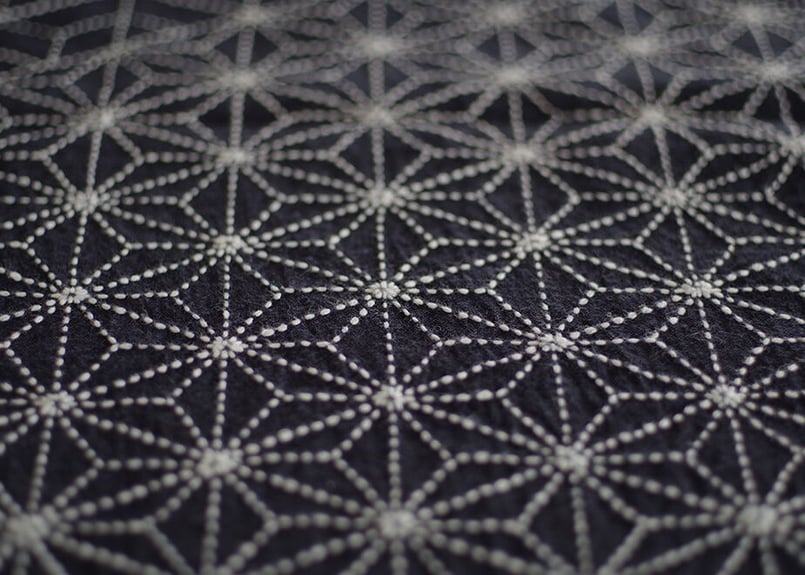 刺し子の風呂敷 綿の風呂敷 刺し子のふろしき 立涌菱刺子 60cm 赤 | すべての商品