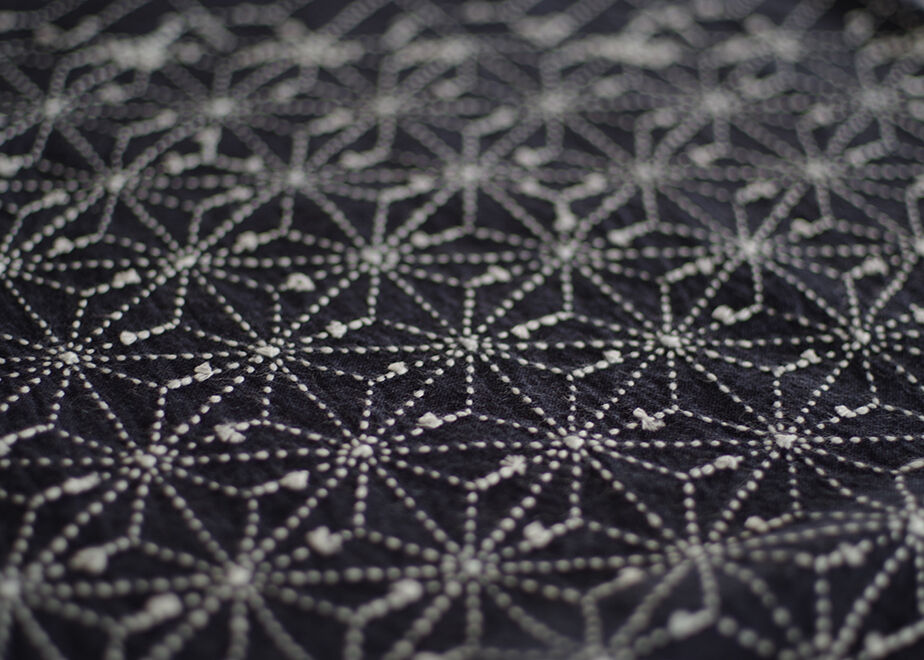 刺し子の風呂敷（寄せ模様） | 種