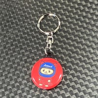 攻猫　　32mmキーホルダー　赤ver1