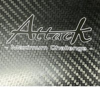Attackステッカー　（プリント抜きタイプ）