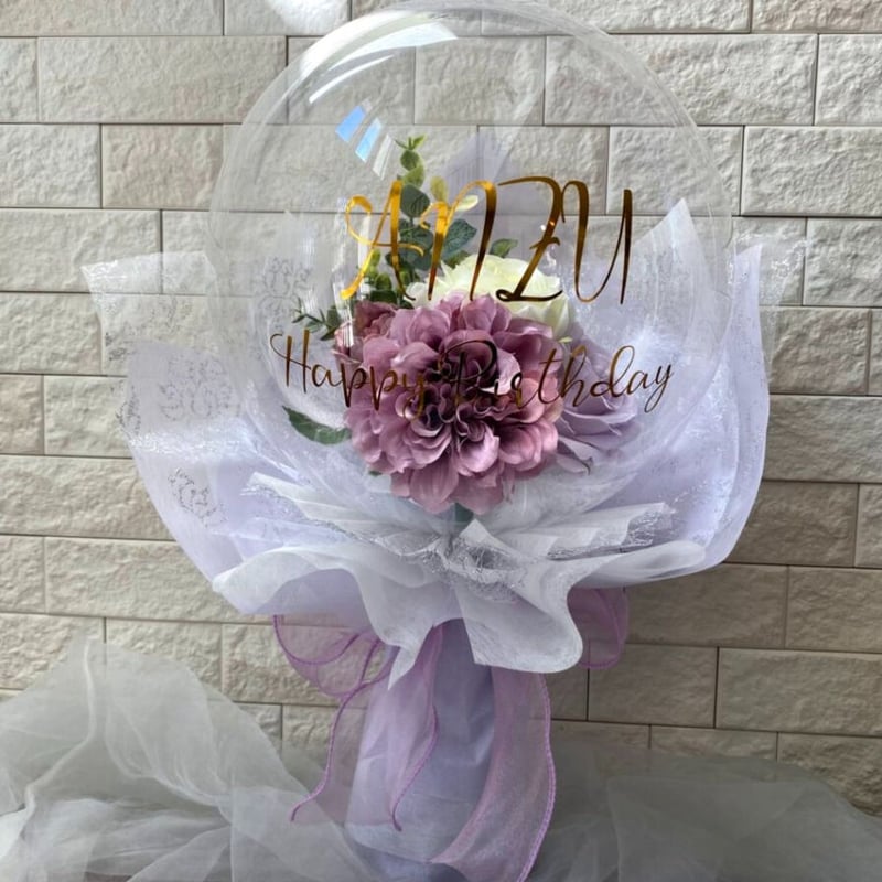 スタンドタイプ❤︎お色指定&文字入れ無料❤︎クリアフラワー