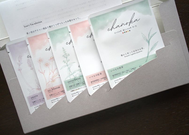 icon's Tea selection】 5種の1煎袋ティーバッグのギフトセット | 自