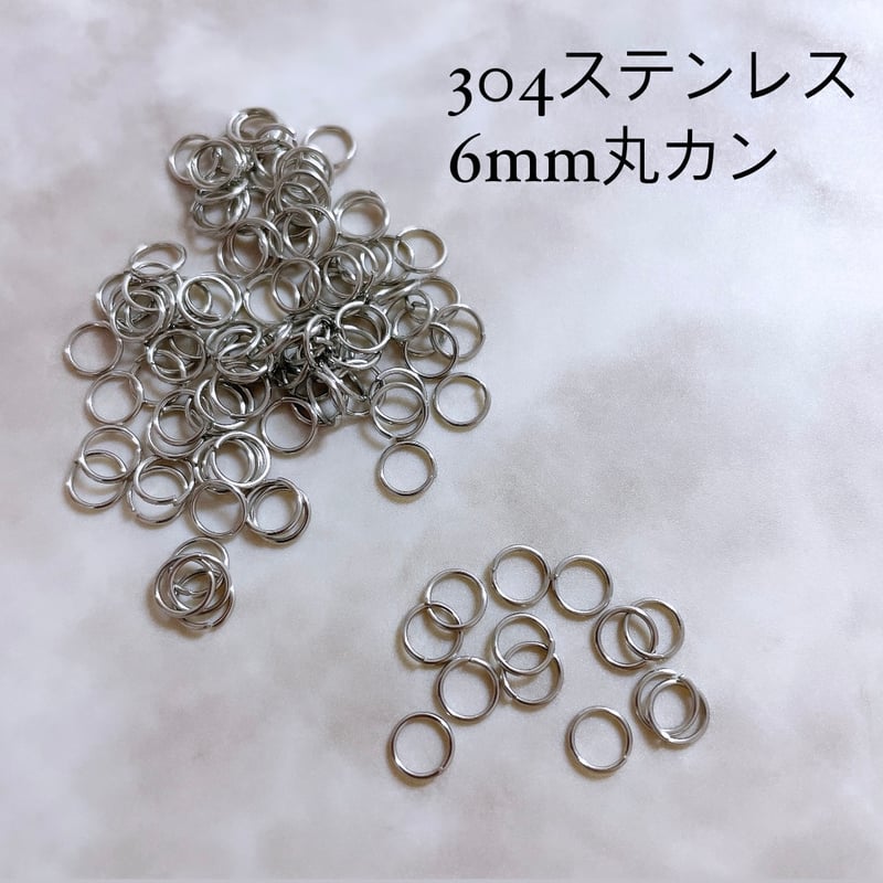 6mm丸カン 100個 | ぬぅ工房 