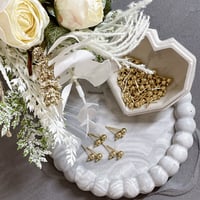 5mm丸玉ポスト ゴールド