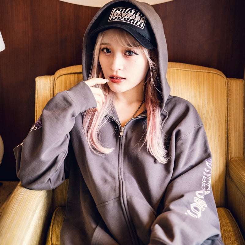 PS LOGO Zip Hoodie | DAZZLESUGAR