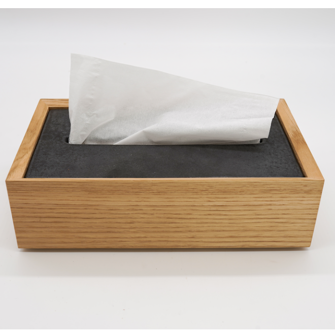 石州瓦とクリの木のティッシュボックス | iyasaka