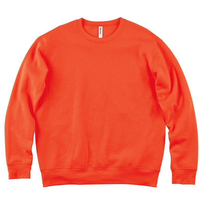 裏起毛長袖無地トレーナー（橙色） | 参政党サポーターズ