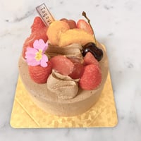 【店頭受取限定】チョコ生デコレーションケーキ５号