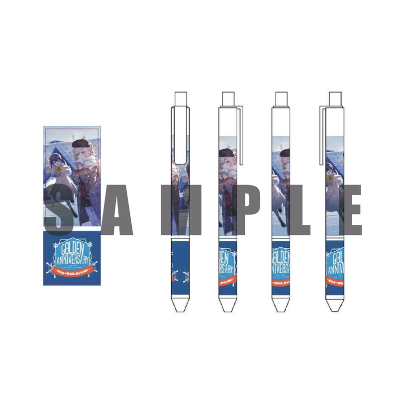 C107 50周年!!ステーショナリーセット（クリアファイル2枚＋アクリル