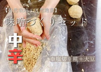 【中辛】味噌づくりセット（塩切麹＋自然栽培大豆）