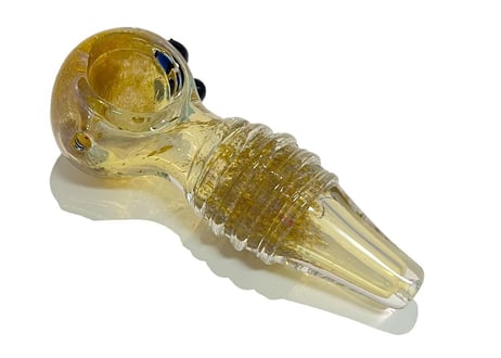 【ガラスパイプ】パイレックス/ガラススプーン/長さ9.2cm/耐熱ガラス/インサイドアウト/丸洗い可能