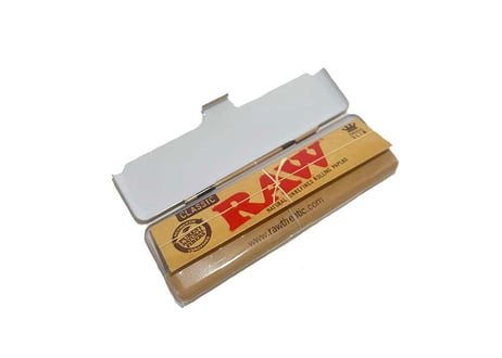 【ペーパーホルダー】キングサイズ用巻紙ケース/大人気のRAW！/オシャレ/メタルケース