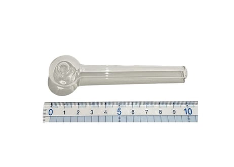 【ガラスパイプ】4インチ（約10cm）×3本/耐熱ガラス/パイレックス/クラックパイプ/ガラパイ