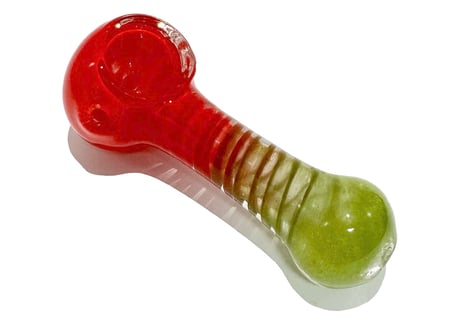 【ガラスパイプ】パイレックス/ガラススプーン/長さ9cm/耐熱ガラス/インサイドアウト/丸洗い可能