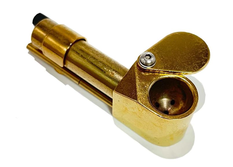 プロトパイプ】メタルパイプ/ハンドパイプ/分解掃除可能/レプリカ