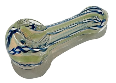 【ガラスパイプ】パイレックス/ガラススプーン/長さ8.8cm/耐熱ガラス/インサイドアウト/丸洗い可能