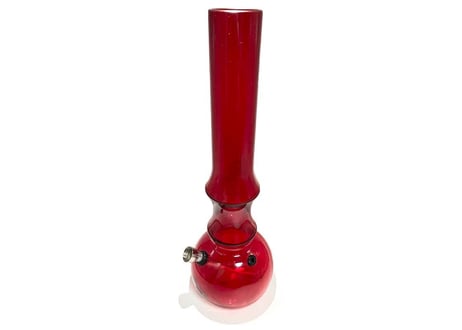 【ボング】アクリル製/水パイプ/大型/高さ32.5cm/複数人向け/フラスコ型