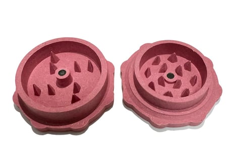 【タバコ用グラインダー】2層構造/ヘンプ製/ミニサイズ/直径5cm/クラッシャー