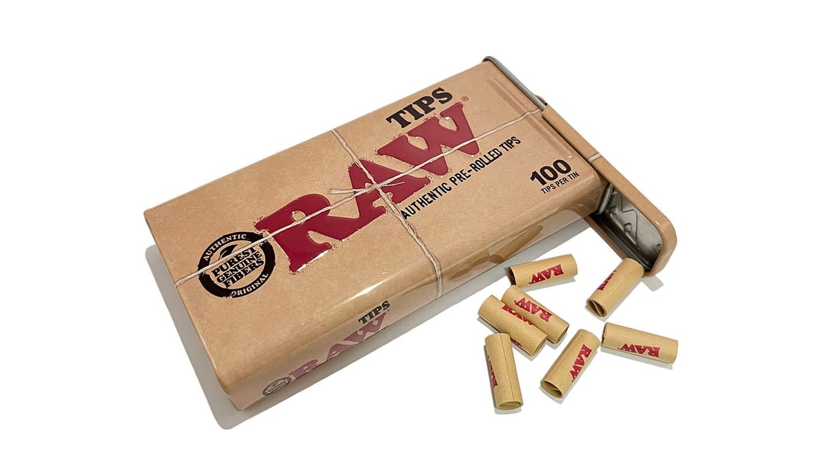 RAW チップ ワイド 100個セット    B176 手巻きタバコ フィルター