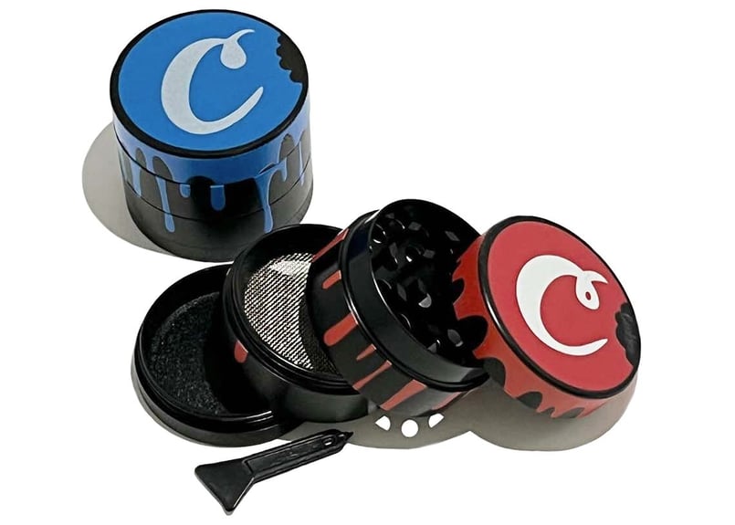 グラインダー】4層構造/cookiesブランド/アルミ製/ミニサイズ