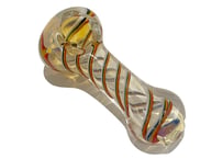 【ガラスパイプ】パイレックス/ガラススプーン/長さ8.6cm/耐熱ガラス/インサイドアウト/丸洗い可能