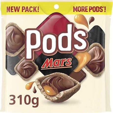 Pods Mars Chocolate Large Bag 310g（ポッズ マーズ チョコレート ラージ バッグ 310g）