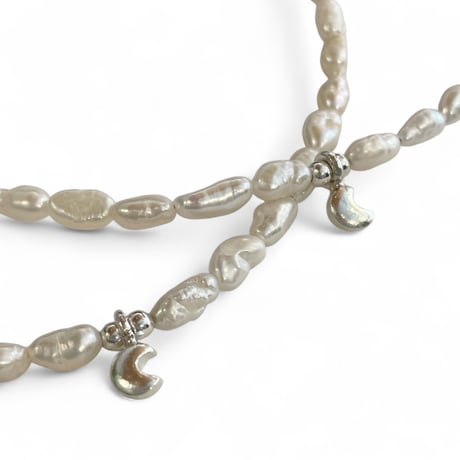 FLUTTER / Pearl＆Karen Silver choker