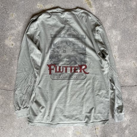 RELAX FIT×FLUTTER / ONSEN Arcade L/S TEE