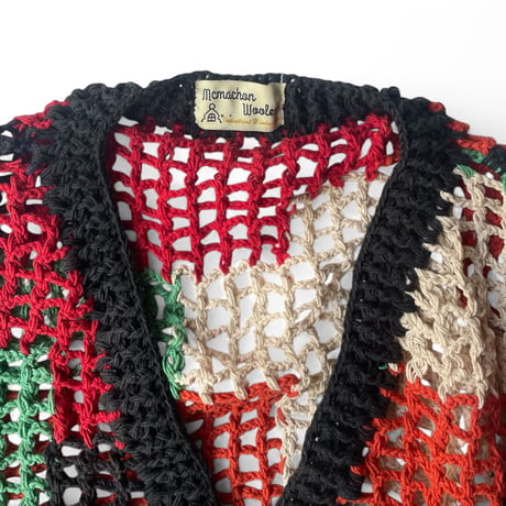 MacMahon Knitting Mills / Crochet Cardigan-Square