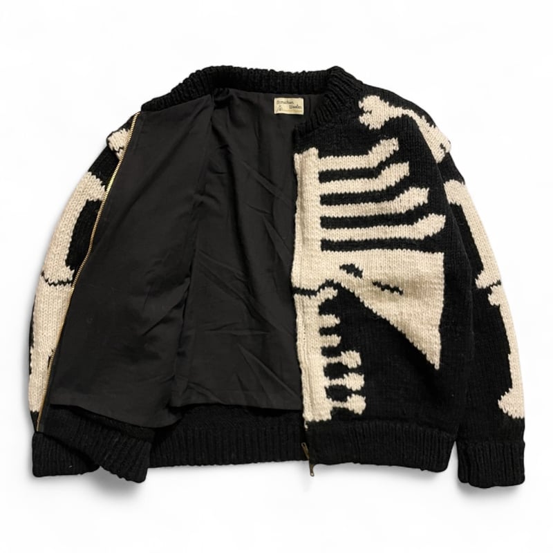 【激レア】MacMahon Knitting Mills knit MacMahon Knitting Mills / Knit MA-1 BONE | FLUTTER