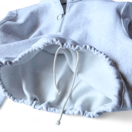 PHEENY / Athletic fleece half zip P/O short