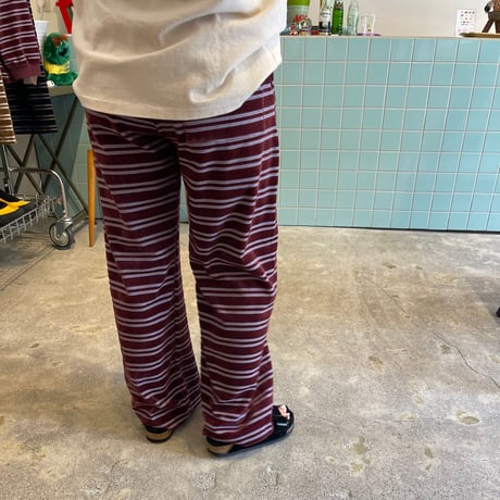 PHEENY / Velvet border wide pants