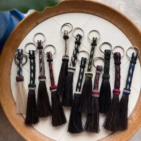 HORSE HAIR ACCESSORIES / Key Ring Medium