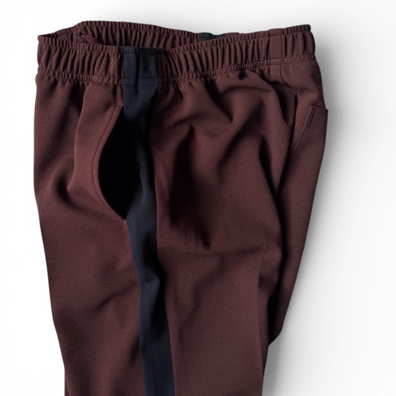 PHEENY / Georgette Kersey Side-stripe Flare Pan