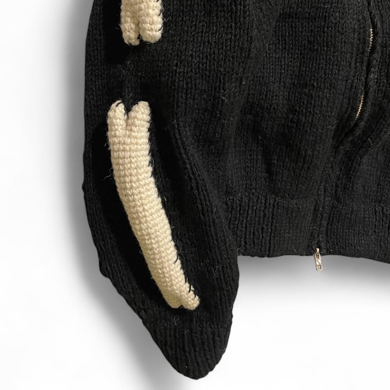 MacMahon Knitting Mills / Knit MA-1 3D BONE | F