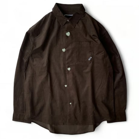 PHINGERIN / FLOATING HEART CORD SHIRT