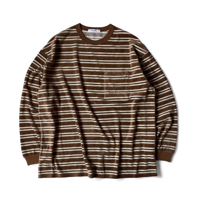 【最終値下げ】PHEENY Velvet border L/S(BOYS) PHEENY / Velvet border L/S | FLUTTER