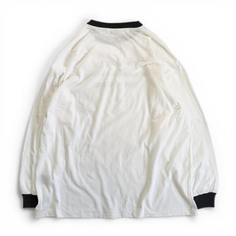 PHEENY / Flocked Vintage Jersey L/S Ringer Tee