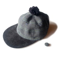 FLUTTER / 2WAY PONPON CAP Glen Check