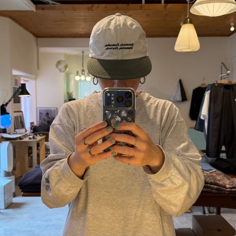 garbage / SOFT BRIM 6 PANEL CAP LOW (HAPPY CHEMICALS)