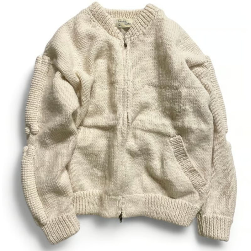 MacMahon Knitting Mills / Knit MA-1 3D BONE | F