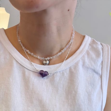 FLUTTER / Fluorite＆Karen Silver Choker